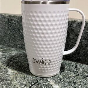 White Textured Mug